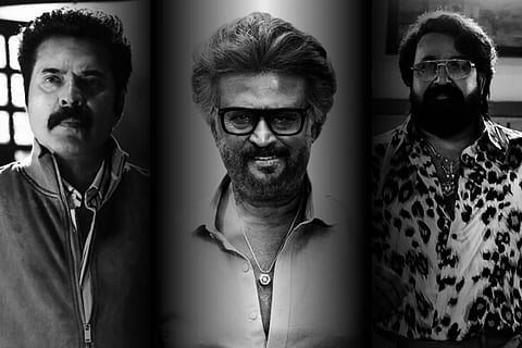 Mammootty, Rajinikanth, Mohanlal