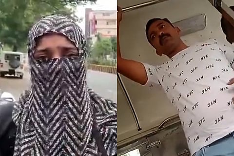 Telangana cop assaults muslim woman 