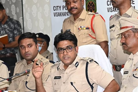  Commissoner of police, Visakhapatnam city Thrivikrama Varma, 