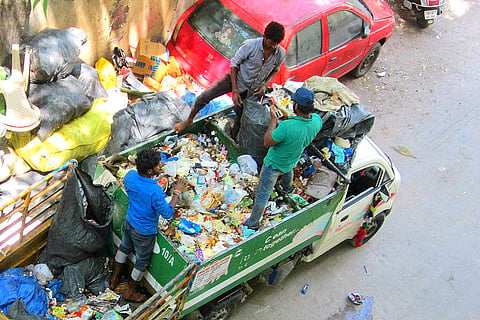 No gloves or masks: Hyderabad waste pickers segregate waste by hand, despite GHMC initiative