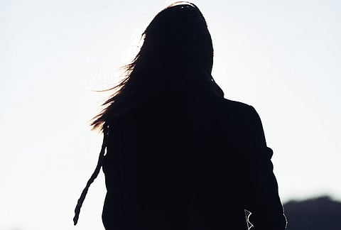Silhouette of a woman