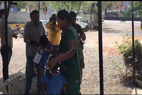 Woman alleges harassment by husband, tries to immolate self and kids in Hyderabad