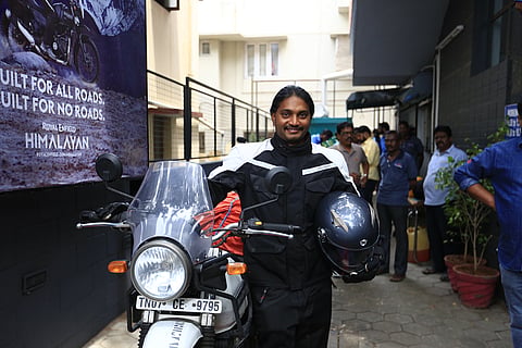  Biking for a borderless world: A Chennai engineer is riding to 133 countries on 7 continents