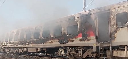Rajdhani Express fire: Swift emergency evacuation by RPF, rail staff saves 68 passengers