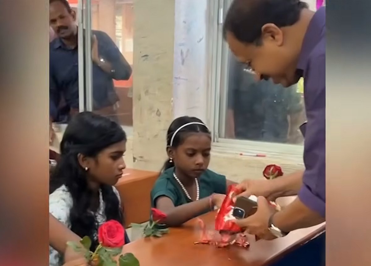 BJP MLA V Muraleedharan slammed for dropping sweets on tribal students' desks