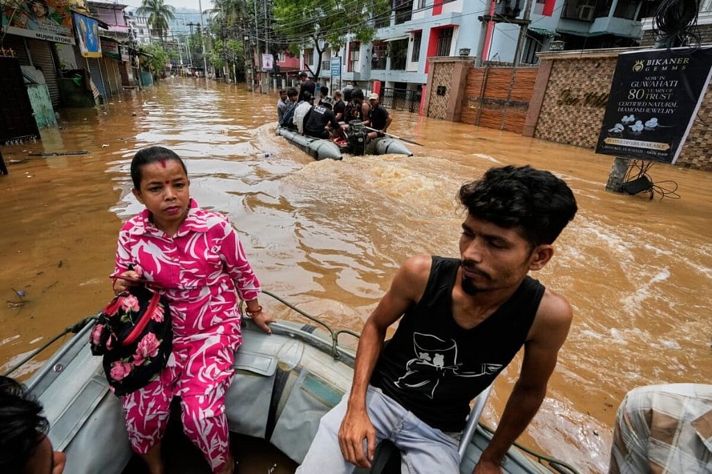 Floods and landslides batter northeast India