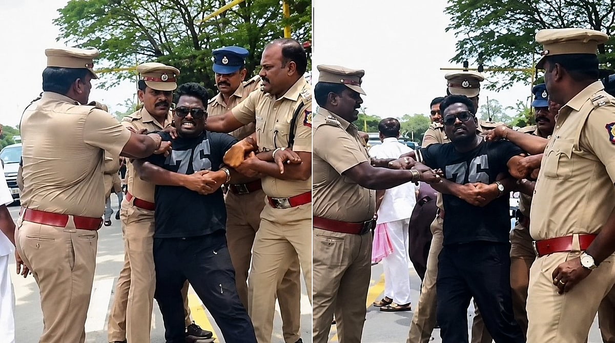 Rapper Arivu detained during anti-NEET protest, later meets Min Aadhav at Secretariat