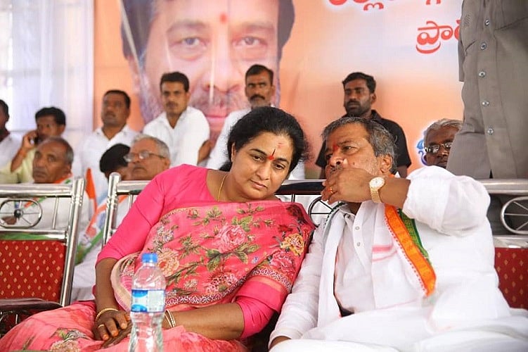 Ex-dy CM’s wife Padmini Reddy joins Telangana BJP, returns to Congress ...