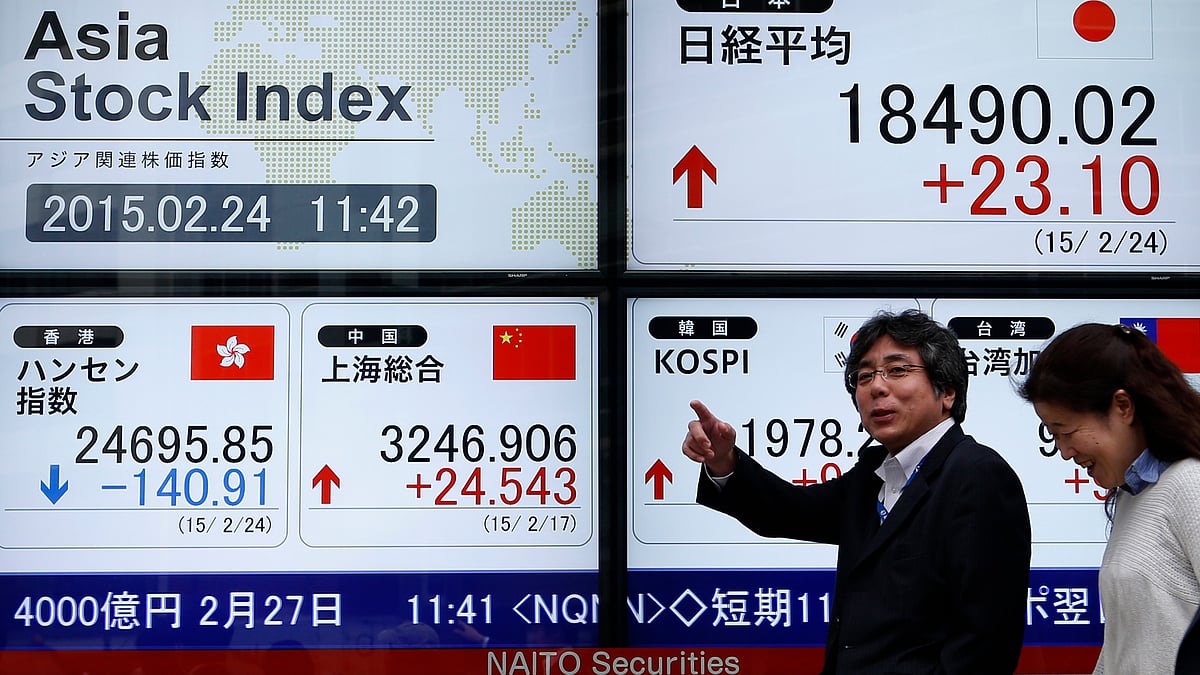 The CSI300 index fell 7.2 percent, to 3,284.74 points, while the Shanghai Composite Index lost 7.3 percent, to 3,115.89 points. Photo used for representation. (Photo: Reuters)