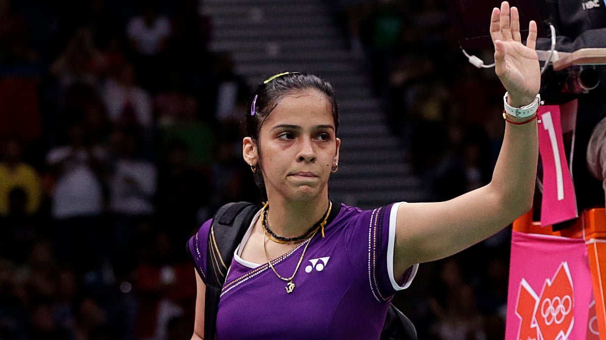 Indian shuttler Saina Nehwal knocked out of the Singapore Open after losing to Nozomi Okuhara in the quarter-final.