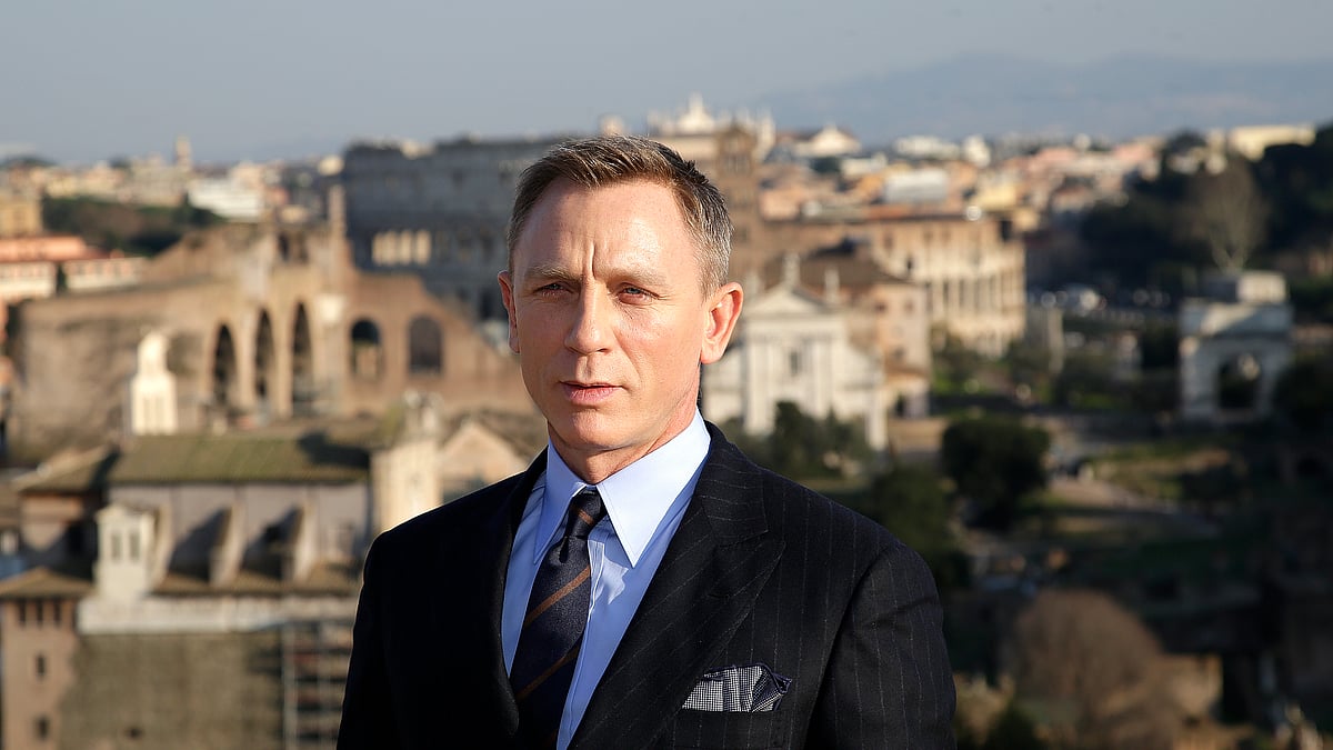 Daniel Craig shooting for the new James Bond movie<i> Spectre</i> in Rome. (Photo: Reuters)