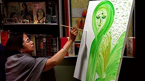 Painter didi. (Photo: facebook.com/MamataBanerjeeOfficial)