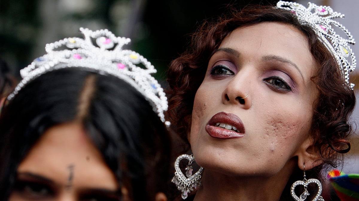 Archived picture of transgenders participate in a parade for LGBTQ+ rights in Mumbai. Picture used for representational purposes.