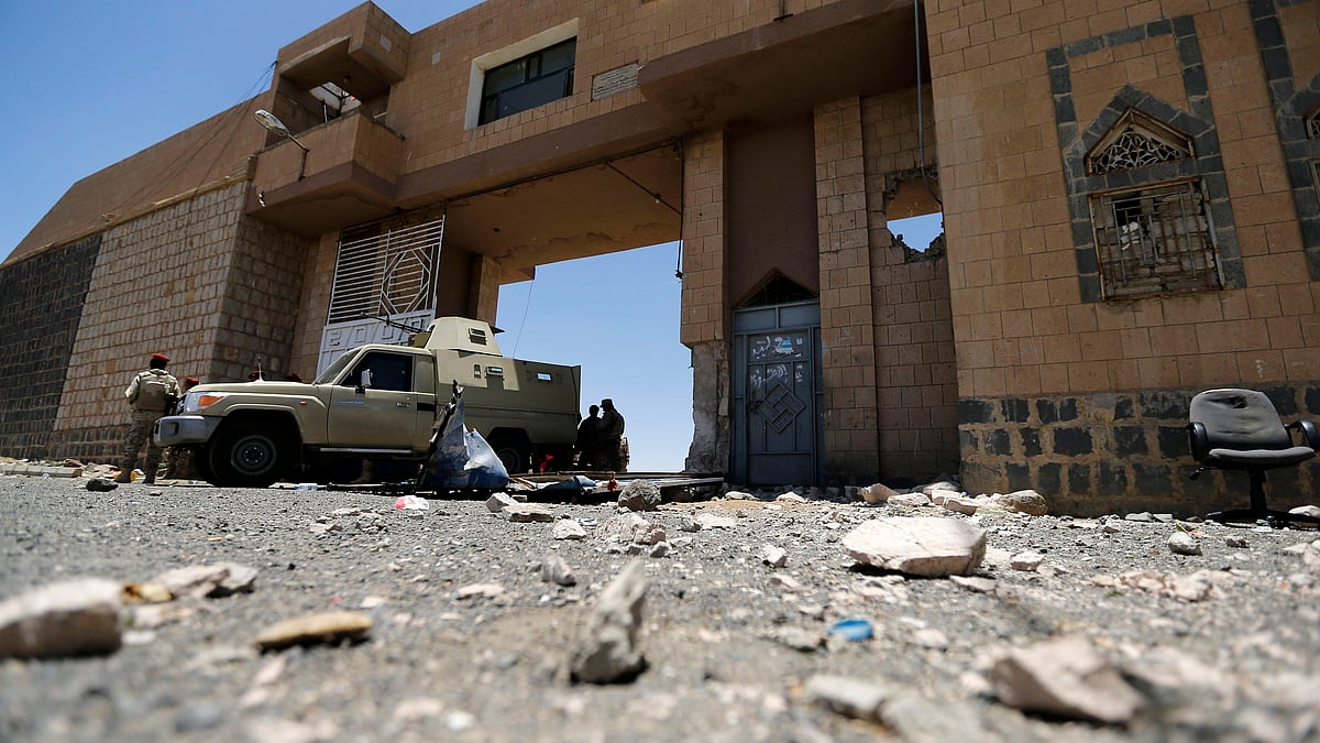 

A military vehicle secures the gate of a prison near the Yemeni city of Omran from where 400 prisoners escaped in June 2014. Photo used for representational purpose. (Photo: Reuters)