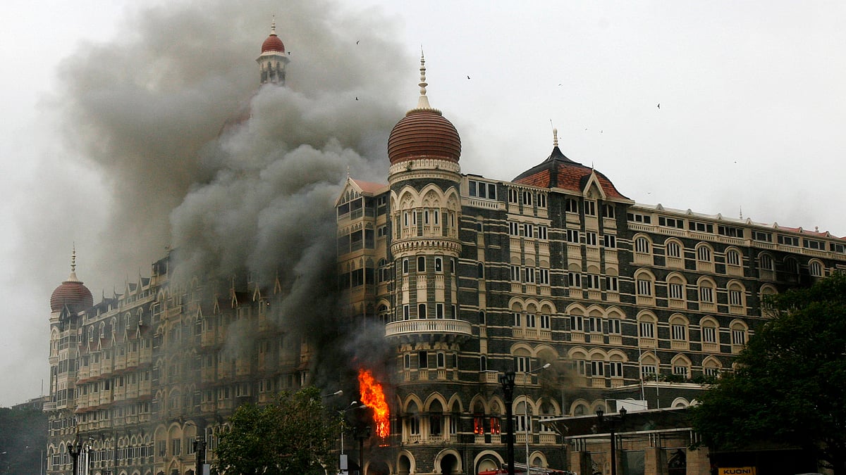 The Taj Mahal Hotel during the 2008 Mumbai attacks. Photo used for representation.