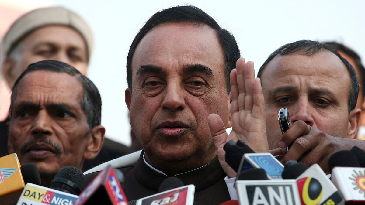 Subramanian Swamy in 2012 (Photo: Reuters)