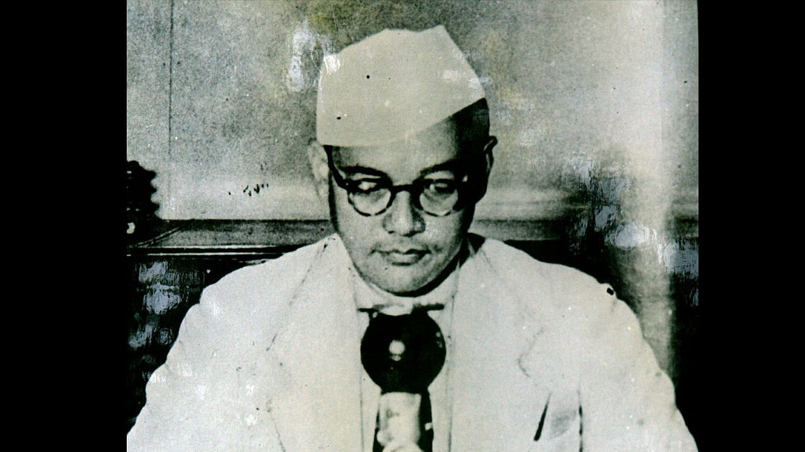 Handout portrait of Subhas Chandra Bose on display at the Netaji Research Bureau in Calcutta. Bose was expelled from Presidency for tripping the racist Professor EF Otten down the staircase of the college’s main building. (Photo: Reuters)