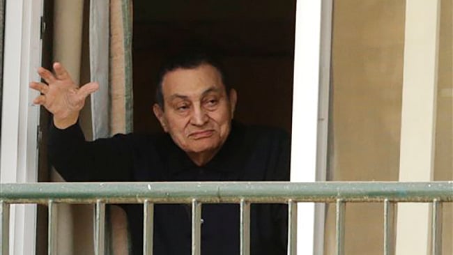 Former Egyptian President Hosni Mubarak. 