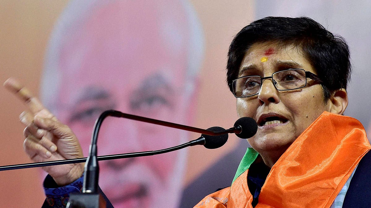 File photo of former IPS officer Kiran Bedi. 