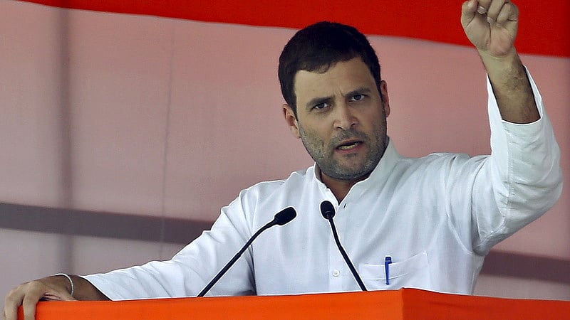 Congress party President Rahul Gandhi.