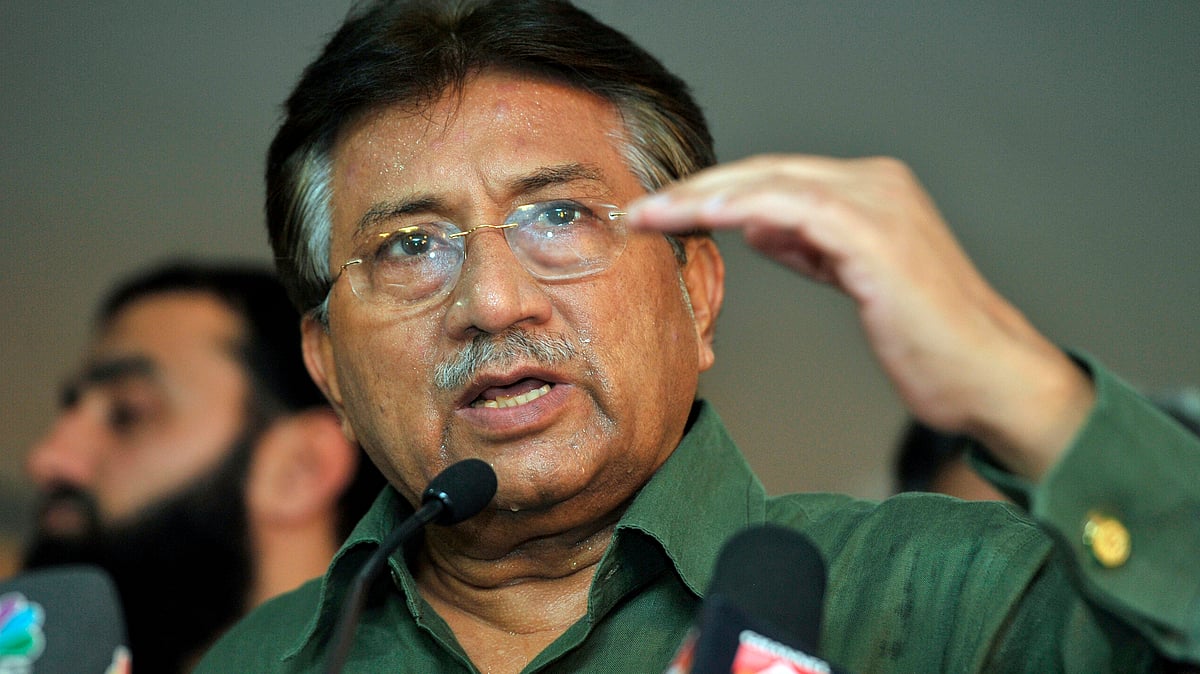 Pakistan’s former President Pervez Musharraf speaks during a news conference in Dubai in 2013. (Photo: Reuters)