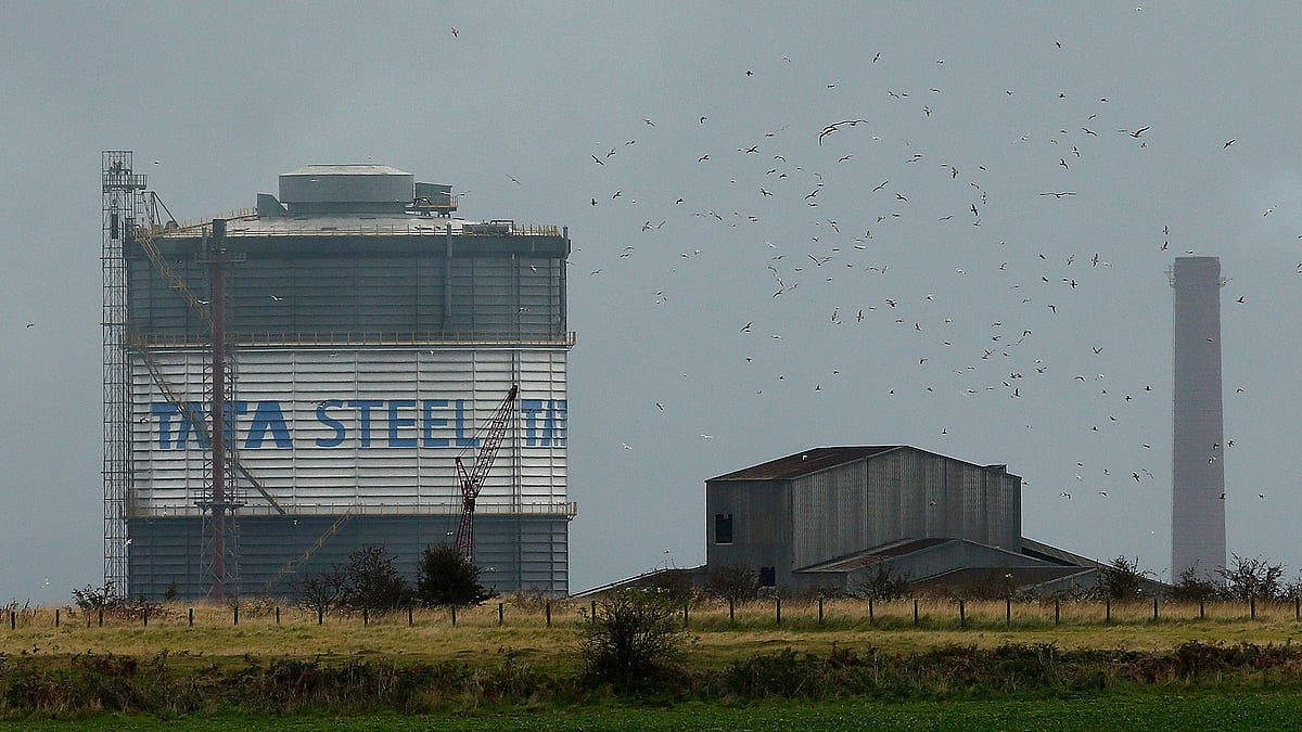 TATA steel plant in Scunthorpe northern England, 15 October 2014. (Photo: Reuters)
