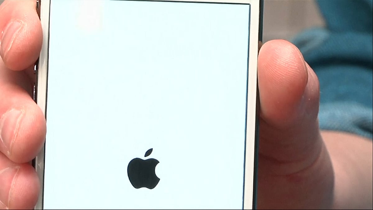 A new text bug reboots iPhones. (Photo: AP video grab)