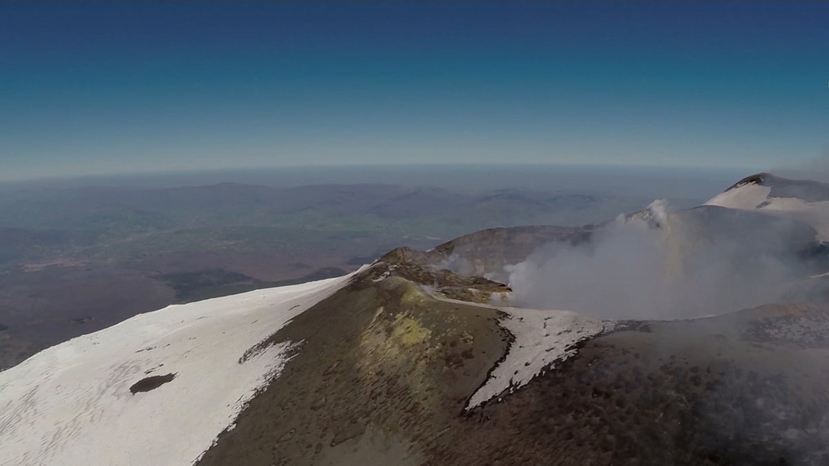 A scenic view of Mount Etna. (Photo Courtesy: AP screen grab)