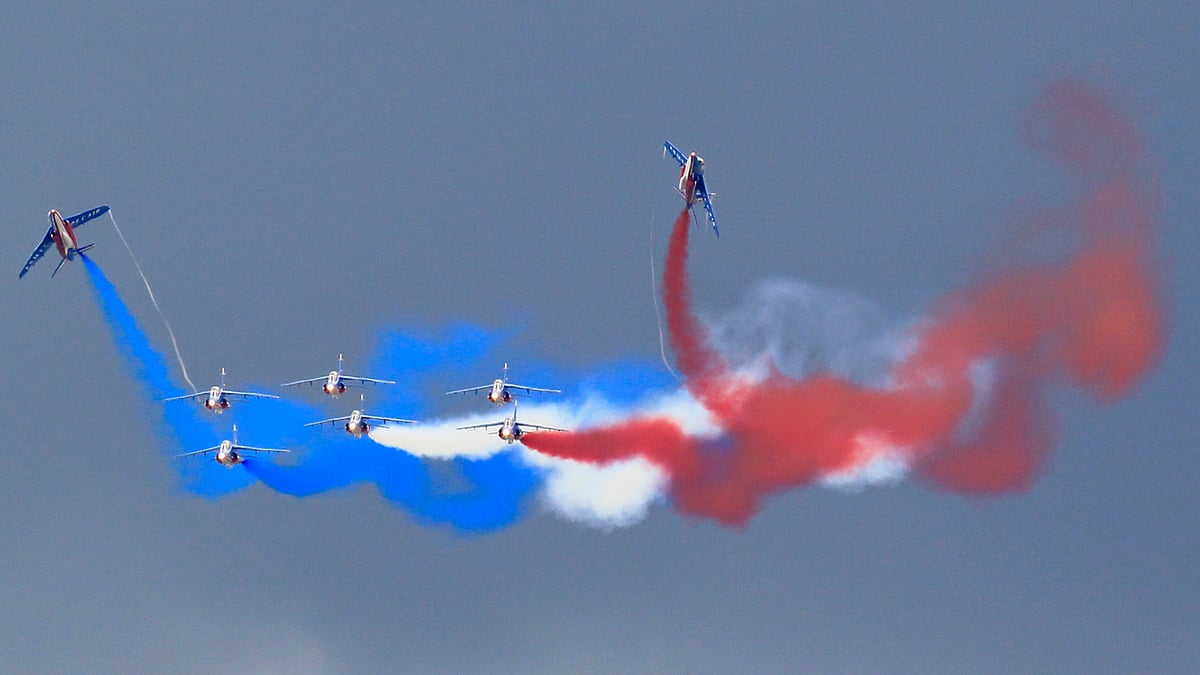 Alpha Jet aircraft on display at Patrouille de France (PAF), the 50th Paris Air Show in 2013. (Photo: Reuters)