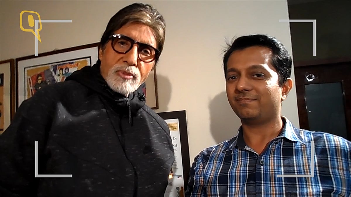 Amitabh Bachchan faces the camera for his first ever selfie intervew with Rohit Khilnani