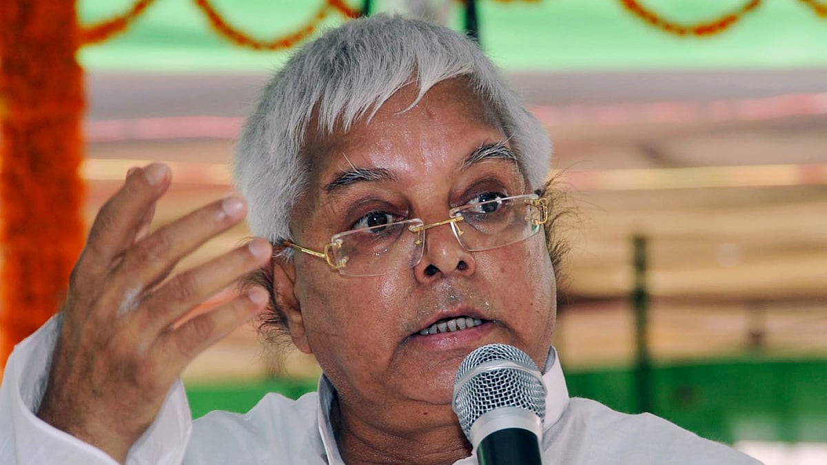 File image of Rashtriya Janata Dal (RJD) chief Lalu Prasad Yadav.&nbsp;
