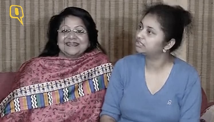 DCW chief Barkha Singh with AAP ML&nbsp;Somnath Bharti’s wife Lipika Mitra. (Photo: ANI screengrab)