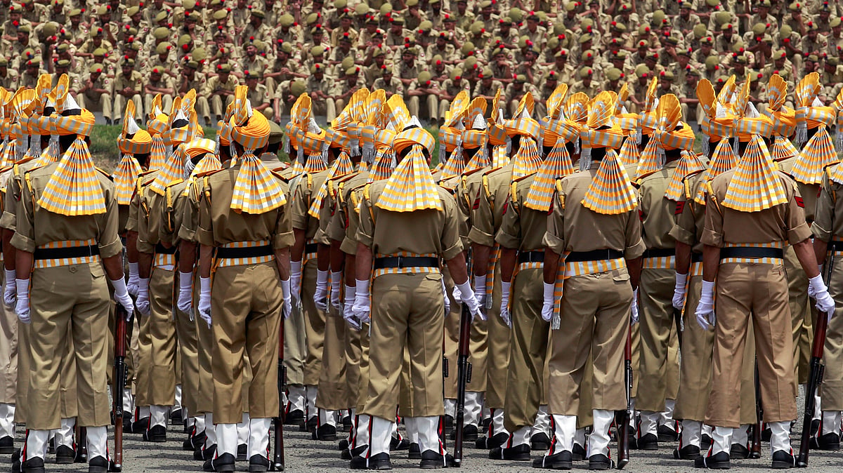 Indian Police at a parade. (Photo: Reuters)