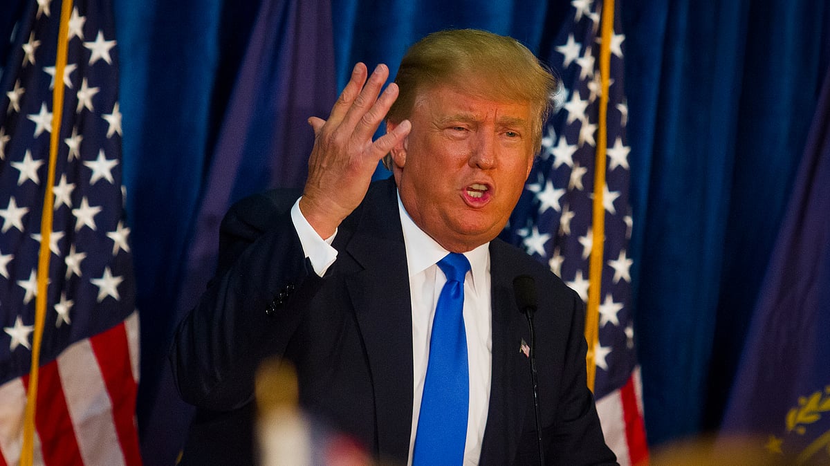 File photo of US President Donald Trump.