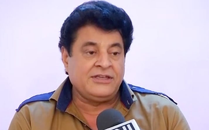Newly appointed chairman of FTII, Gajendra Chauhan. (Photo: ANI screengrab)