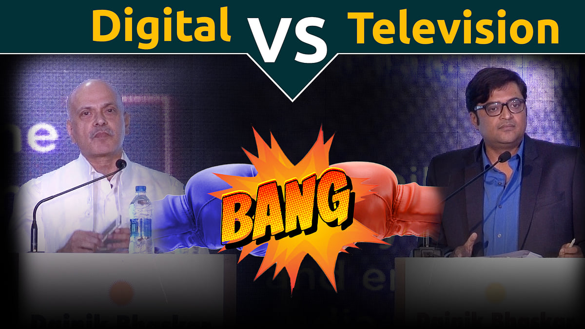 Raghav Bahl and Arnab Goswami