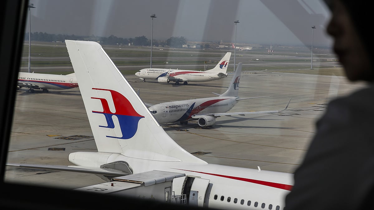 At the Kuala Lampur tarmac from where the ill-fated MH-17 took off. (Photo: AP)