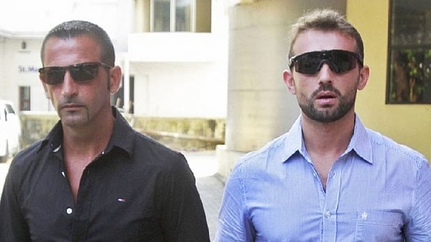 

Italian Marines Massimiliano Latorre (left) and  Salvatore Girone. (Photo: Reuters)