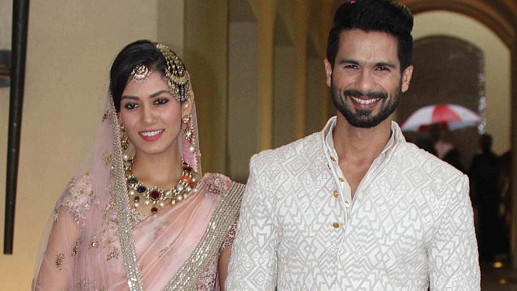 Shahid Kapoor and Mira Rajput Kapoor on their wedding day (Photo: Yogen Shah)