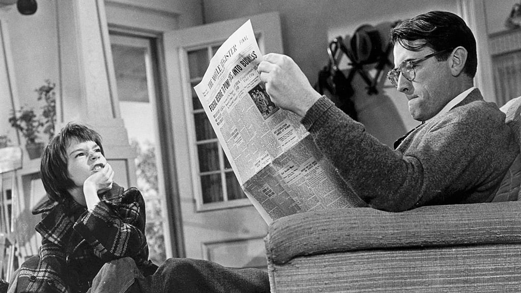 A screengrab from <i>To Kill a Mocking Bird </i>starring Gregory Peck (R) as Atticus Finch. The film was based on the Harper Lee’s book with the same title.