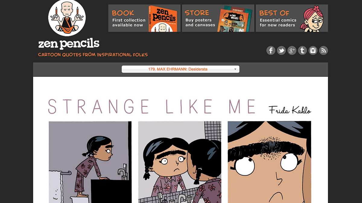 (Photo: Screenshot of <a href="http://zenpencils.com/">Zenpencils.com</a>)