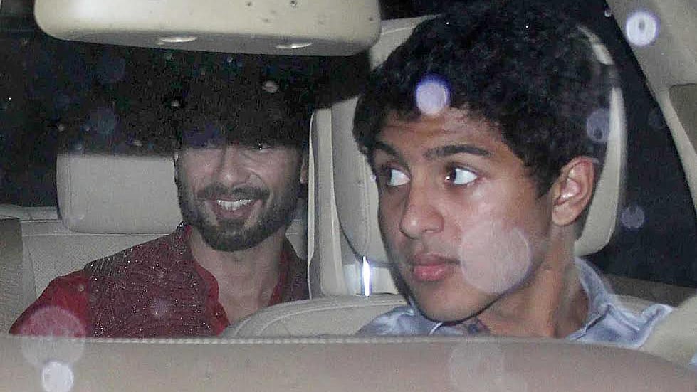 Shahid Kapoor arriving at the Sangeet venue in Delhi&nbsp;(Photo: Yogen Shah)