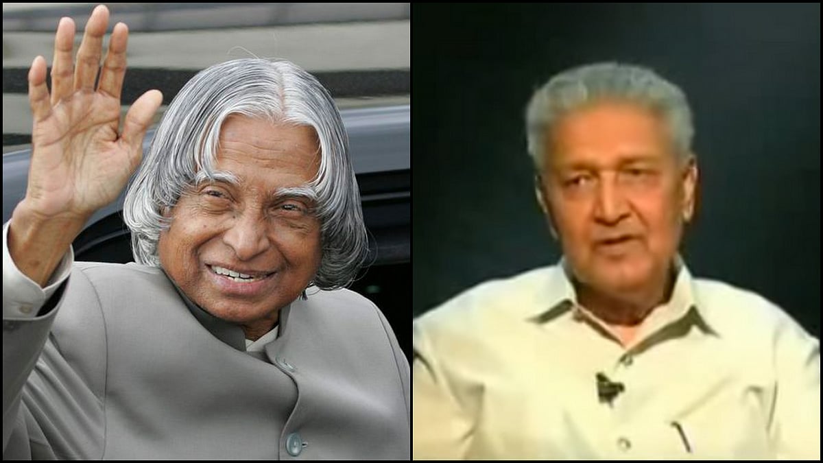 Dr APJ Abdul Kalam (L) and Dr AQ Khan (Photo: AP/<a href="https://www.youtube.com/watch?v=MQGaFZLLF2w">YouTube Screen grab</a>)