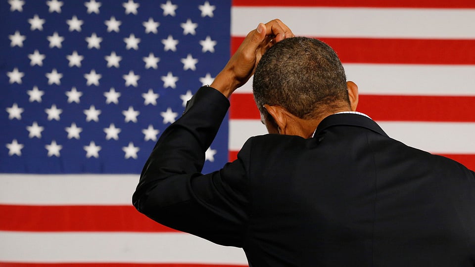 US President Barack Obama participates in a town hall style meeting with students and faculty at Binghamton University. (Photo: Reuters)
