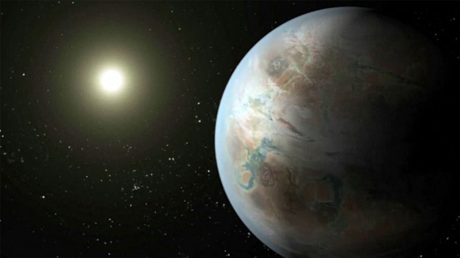 A graphical illustration of Kepler-452b by NASA. (Photo: AP screengrab)