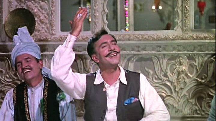 Balraj Sahni in the popular <i>Ae meri zohra jabeen </i>song from<i> Waqt (1965)</i>