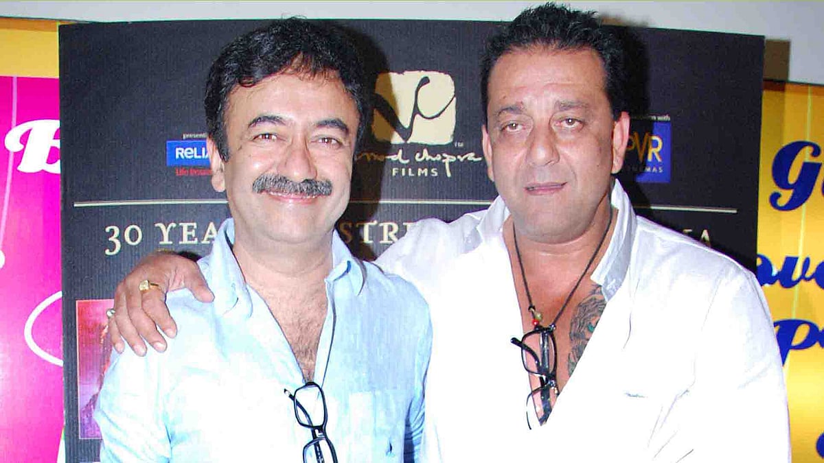 Rajkumar Hirani with Sanjay Dutt (Photo: Yogen Shah)