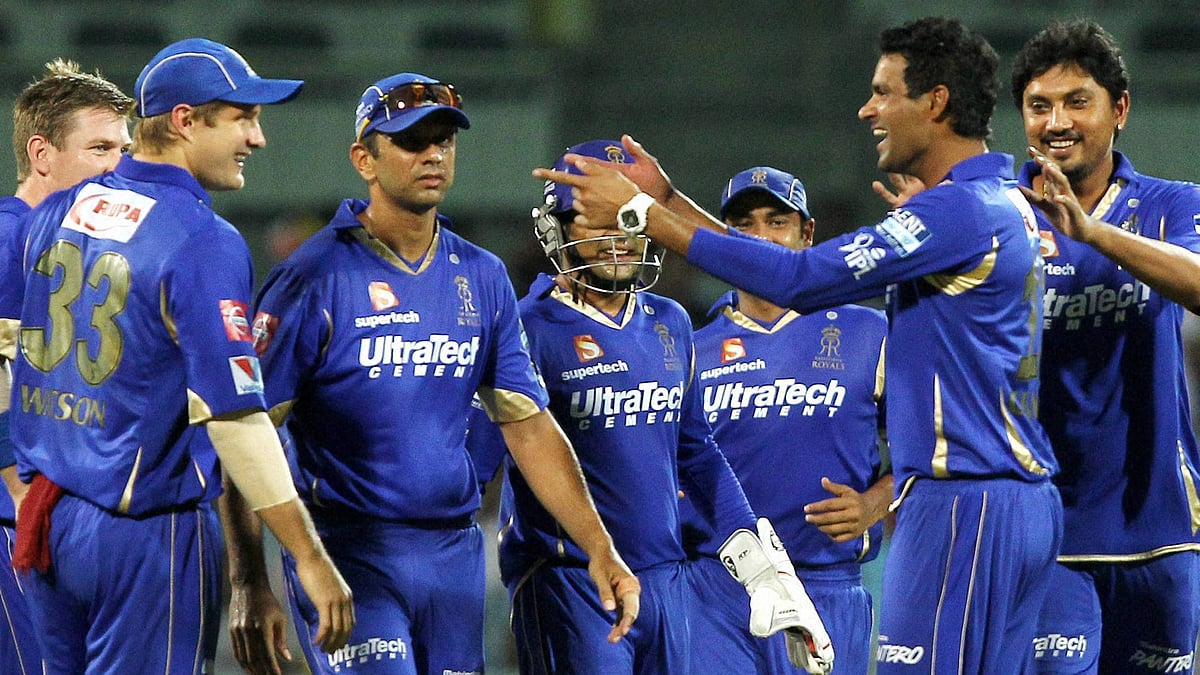File picture of the Rajasthan Royals team which has&nbsp;been suspended for 2 years by the Supreme Court-appointed Justice Lodha Committee. (Photo: PTI)
