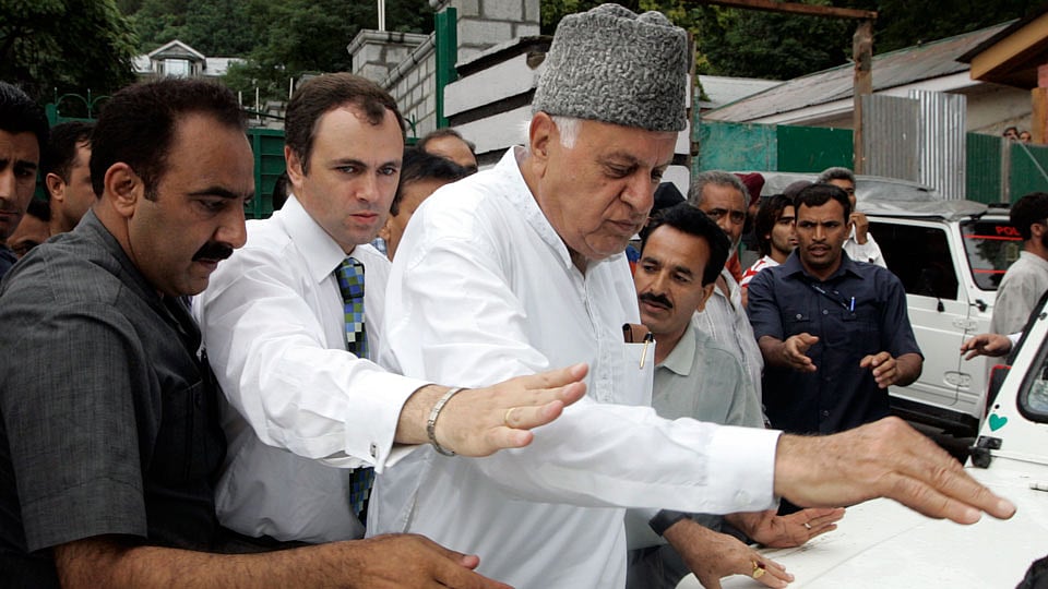 Former Jammu and Kashmir chief minister Farooq Abdullah. 
