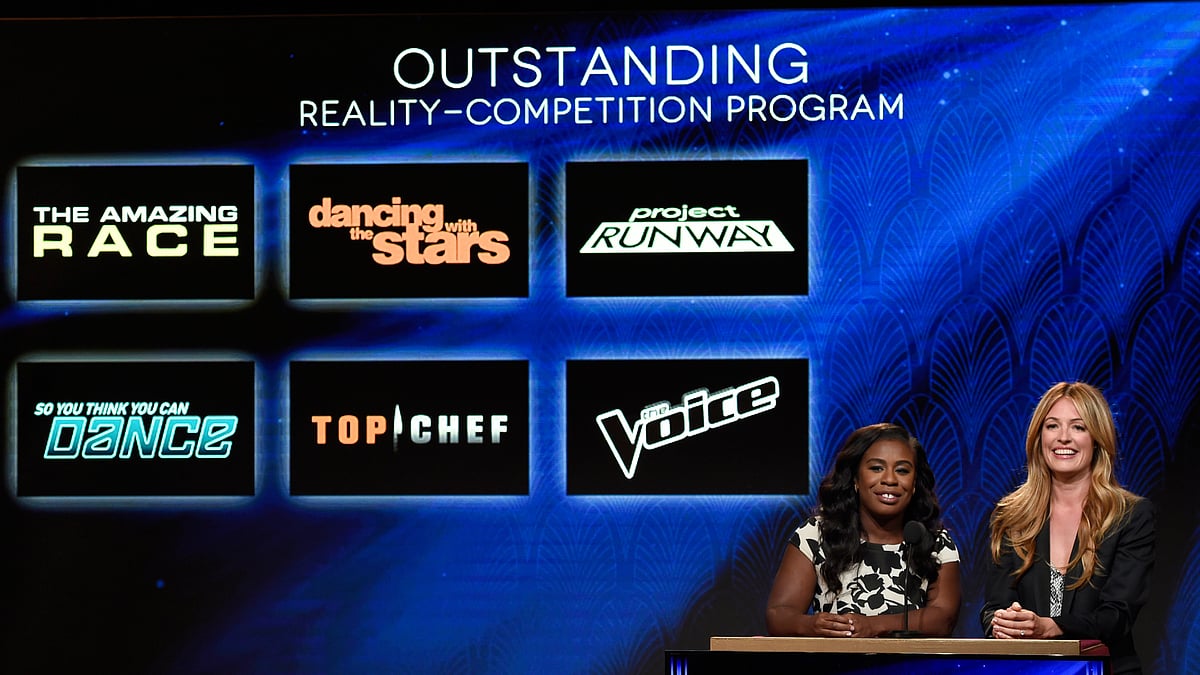 Uzo Aduba and Cat Deeley announce the nominees for the 67th Primetime Emmy Nominations Announcements. (Photo: AP)